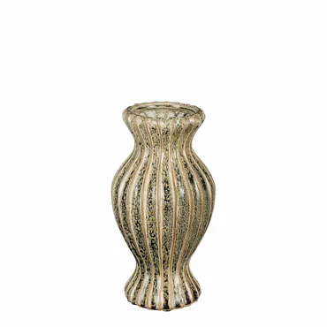 Vaas pippa d13h25cm groen, Mica Decorations, tuincentrumoutlet