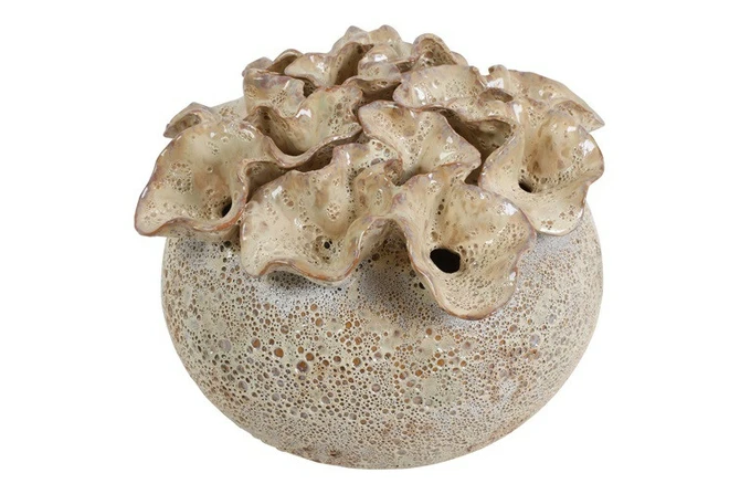 Vaas riad aardewerk 24x24x21cm crm, Countryfield, tuincentrumoutlet.com