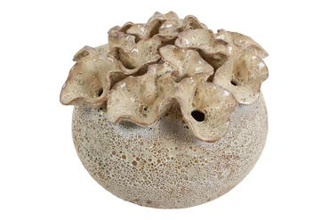 Vaas riad aardewerk 24x24x21cm crm, Countryfield, tuincentrumoutlet.com