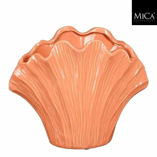Vaas sheila l30b15h24cm roze, Mica Decorations, tuincentrumoutlet
