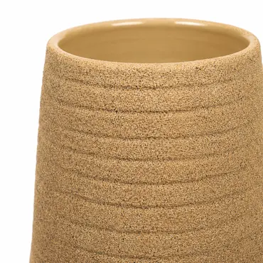 Vaas sion d19h30cm zand creme detail, HS Potterie, tuincentrumoutlet,com