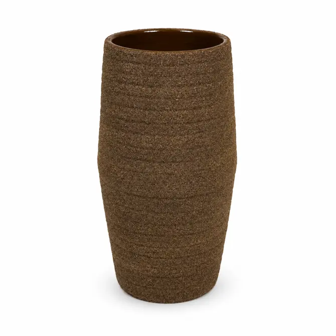 Vaas sion d22h40cm zand bruin, HS Potterie, tuincentrumoutlet.com