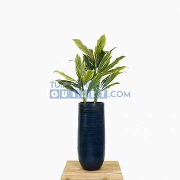 Vaas Tokio blauw sfeer, HS Potterie, Tuincentrum Outlet