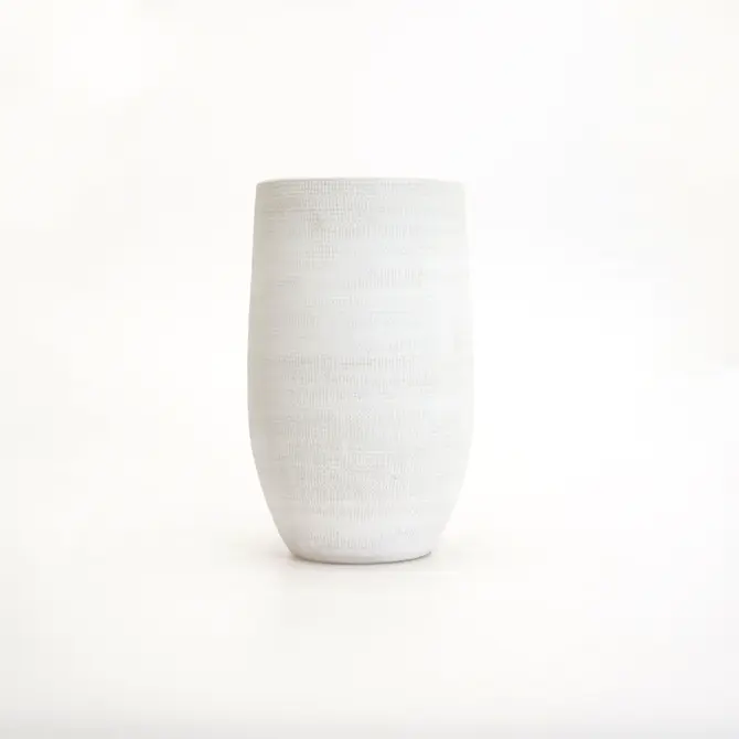 Vaas tokio d19h30cm creme, HS Potterie, tuincentrumoutlet