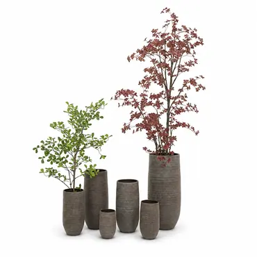 Vaas tokio d22h40cm bruin - afbeelding 6