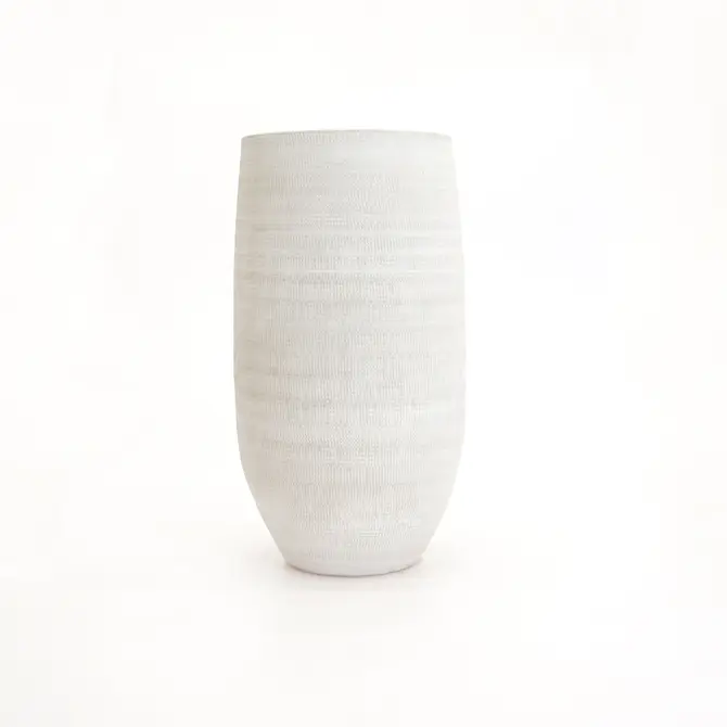 Vaas tokio d22h40cm creme, HS Potterie, tuincentrumoutlet