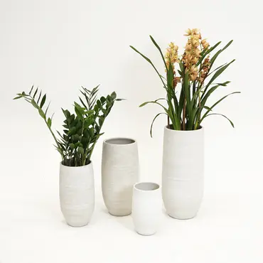 Vaas tokio d25h50cm creme - afbeelding 3