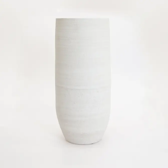 Vaas tokio d28h60cm creme, HS Potterie, tuinccentrumoutlet