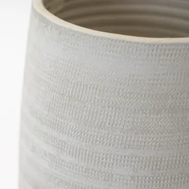 Vaas tokio d28h60cm creme - afbeelding 2