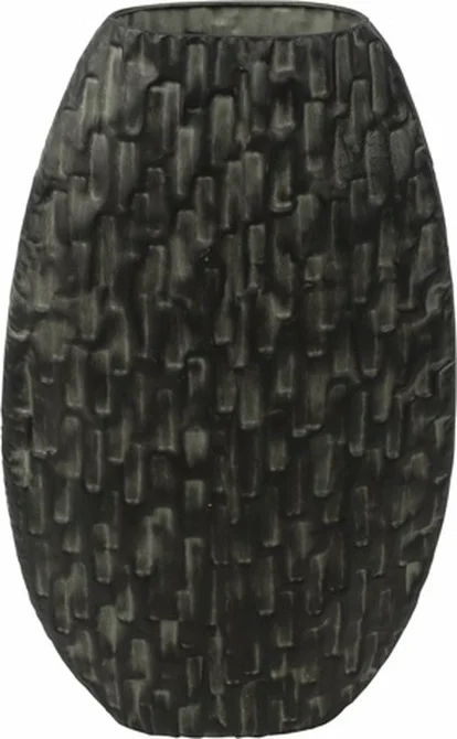 Vaas tula metaal 30x9.5x48.5cm zwrt