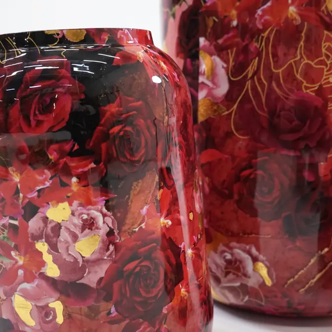 Vaas Rose 62cm, RM Plants detail, tuincentrumoutlet