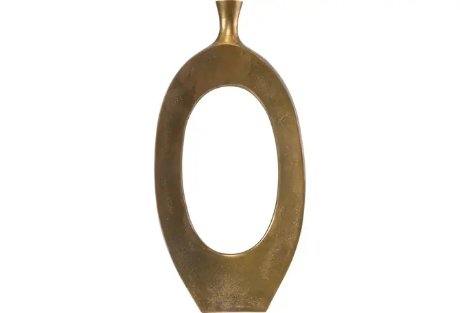 Vaas window mtl l24.2b5h49.5cm gd, Lesli Living, tuincentrumoutlet