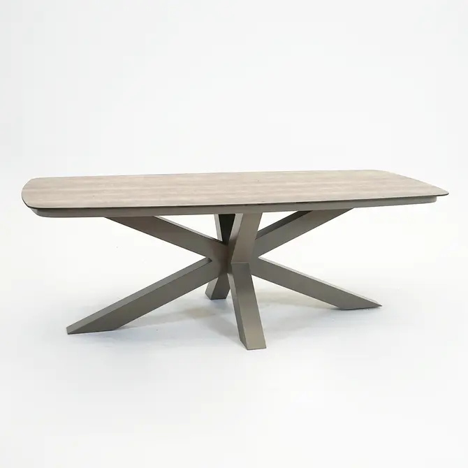 Valerio boat tafel 220cm taupe, SenS-Line, tuincentrumoutlet.com