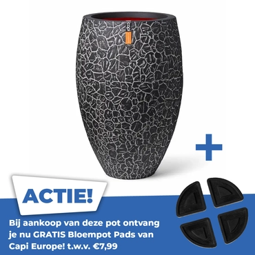 Vase elegant deluxe Clay NL 50x72 anthracite - afbeelding 1