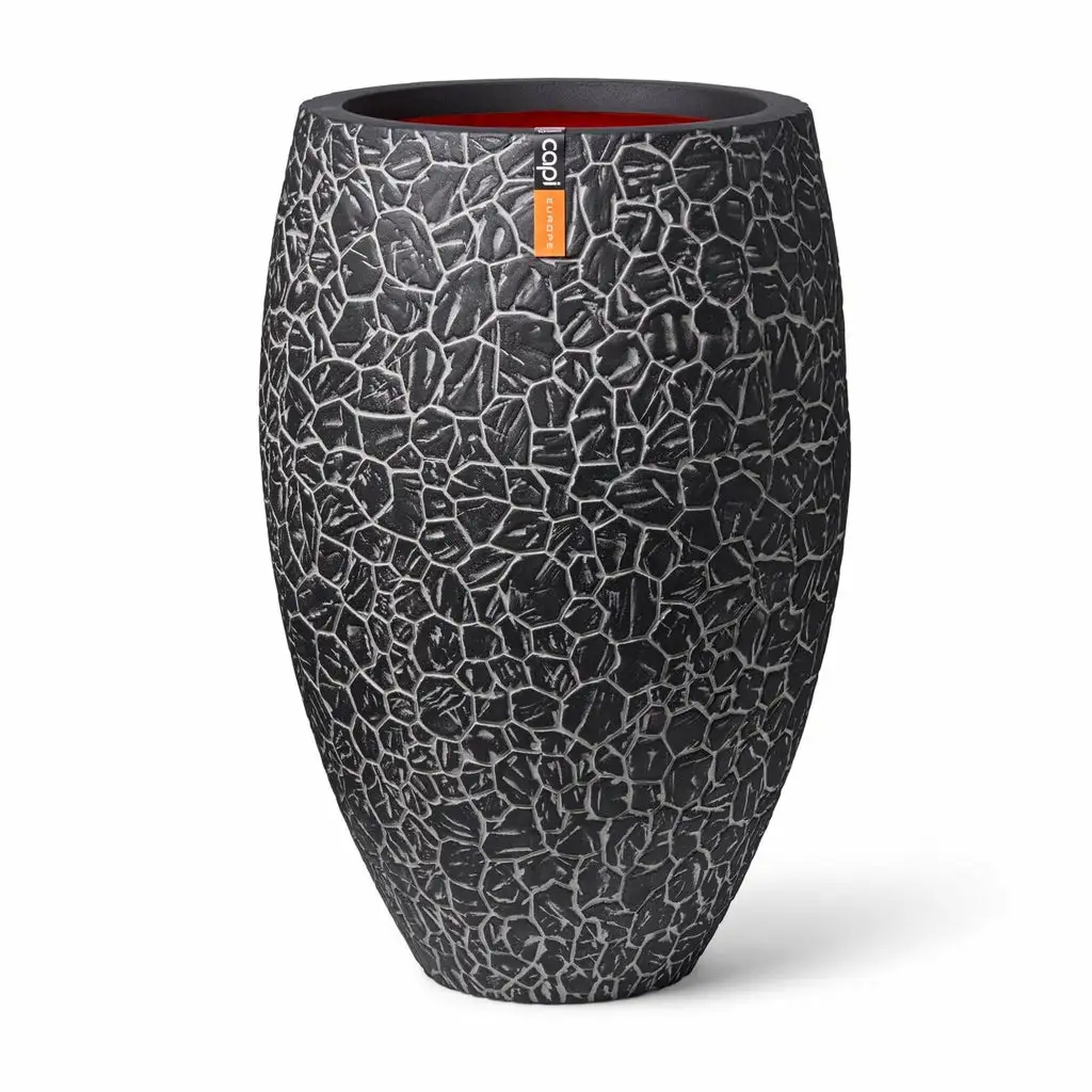 Vase elegant deluxe Clay NL 56x85 anthracite afbeelding