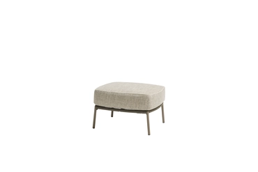 Vera footstool mocca with cushion, vera, tuincentrumoutlet.com