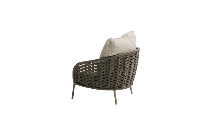 Vera living chair mocca with 2 cushions, zijaanzichtvera, tuincentrumoutlet.com