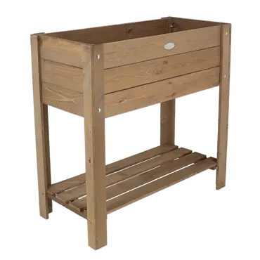 Verhoogd kweekbk voet bruin l80b38h78 schuin, Esschert Design, tuincentrumoutlet