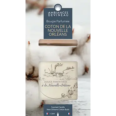 VERRE OVALE GM DECO ETUI KDO 30H COTON NOUV ORLEANS AD21, lampe berger, tuincentrumoutlet.com