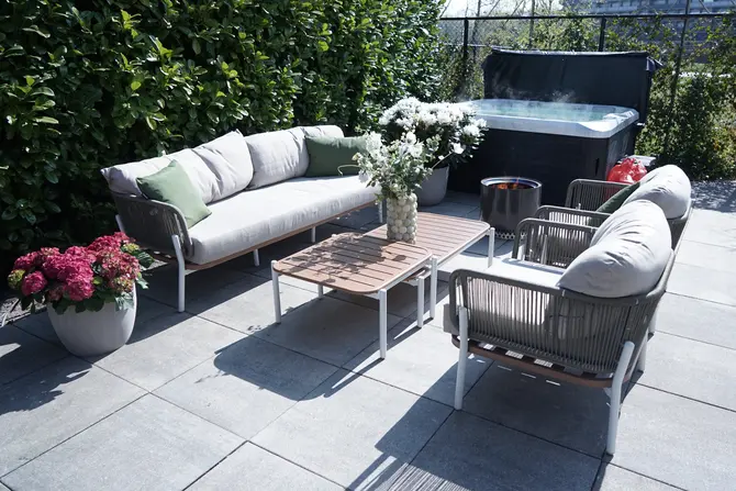 Vita Andorra loungeset 5-delig volledig, Vita, Tuincentrum Outlet
