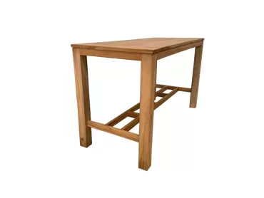Vita bartafel Colombo teak 180x80H105 cm zijkant, Vita, tuincentrumoutlet.com