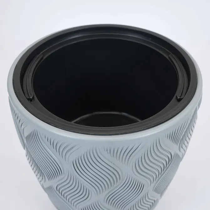 Vita bloempot Flow 30 grijs - afbeelding 2