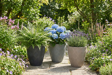 Vita bloempot Flow 30 taupe - afbeelding 8