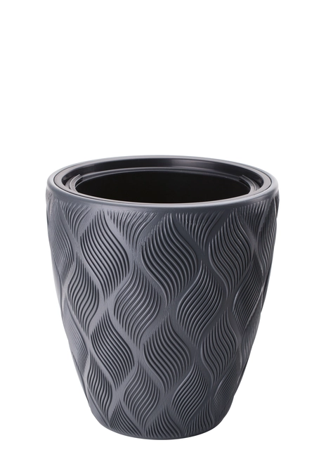 Vita bloempot Flow 40 antraciet