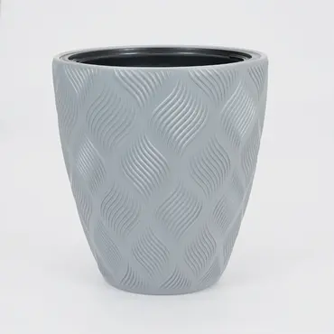 Vita bloempot Flow 40 grijs