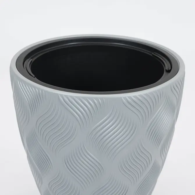 Vita bloempot Flow 40 grijs - afbeelding 2