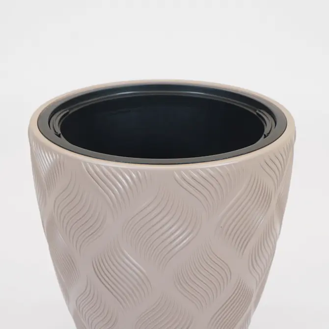 Vita bloempot Flow 40 taupe - afbeelding 2