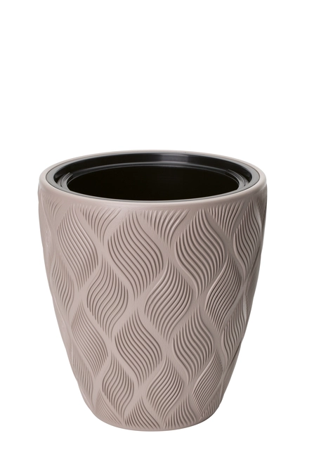 Vita bloempot Flow 40 taupe