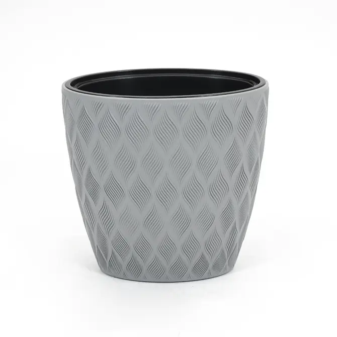 Vita bloempot Flow ellipse 60 grijs