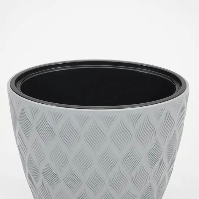 Vita bloempot Flow ellipse 60 grijs - afbeelding 2