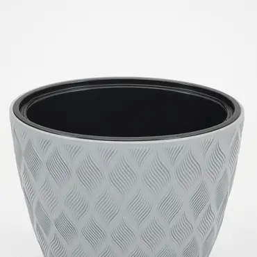 Vita bloempot Flow ellipse 60 grijs - afbeelding 2