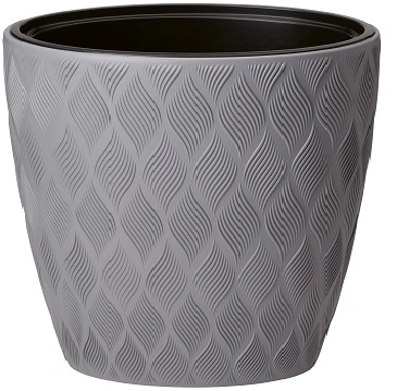 Vita bloempot Flow ellipse 60 grijs