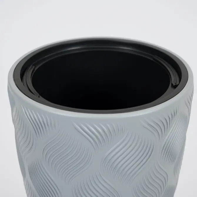 Vita bloempot Flow Slim 30 grijs - afbeelding 2