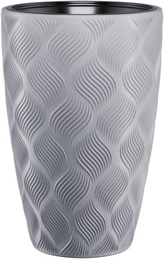 Vita bloempot Flow Slim 30 grijs