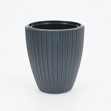 Vita bloempotMika 30 antraciet, Vita tuinmeubelen, tuincentrumoutlet.com