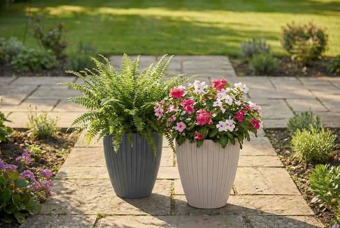 Vita bloempot Mika 30 antraciet - afbeelding 8