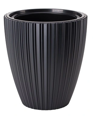 Vita bloempotMika 30 antraciet, Vita tuinmeubelen, tuincentrumoutlet.com