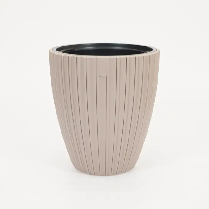 Vita bloempotMika 30 taupe, Vita tuinmeubelen, tuincentrumoutlet.com