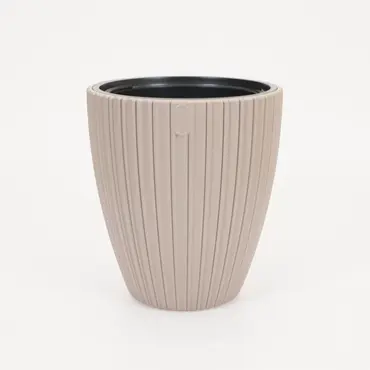 Vita bloempotMika 30 taupe, Vita tuinmeubelen, tuincentrumoutlet.com