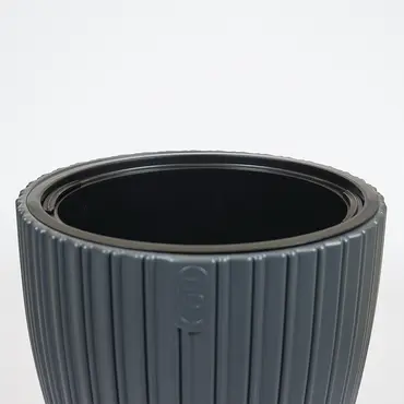 Vita bloempot Mika 40 antraciet bovenkant, Vita, tuincentrumoutlet.com