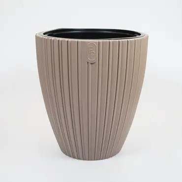 Vita bloempot Mika 40 taupe, Vita, tuincentrumoutlet.com