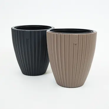 Vita bloempot Mika 40 taupe sfeer, Vita, tuincentrumoutlet.com