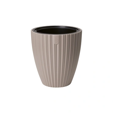 Vita bloempot Mika 50 taupe, Vita tuinmeubelen, tuincentrumoutlet.com