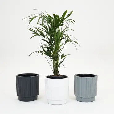 Vita bloempot Mika Cyli 30 wit - afbeelding 6