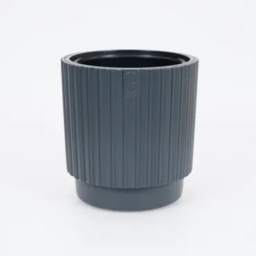 Vita bloempotMika Cyli 40 antraciet, Vita tuinmeubelen, tuincentrumoutlet.com