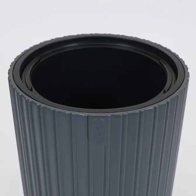 Vita bloempot Mika Cyli 40 antraciet - afbeelding 2